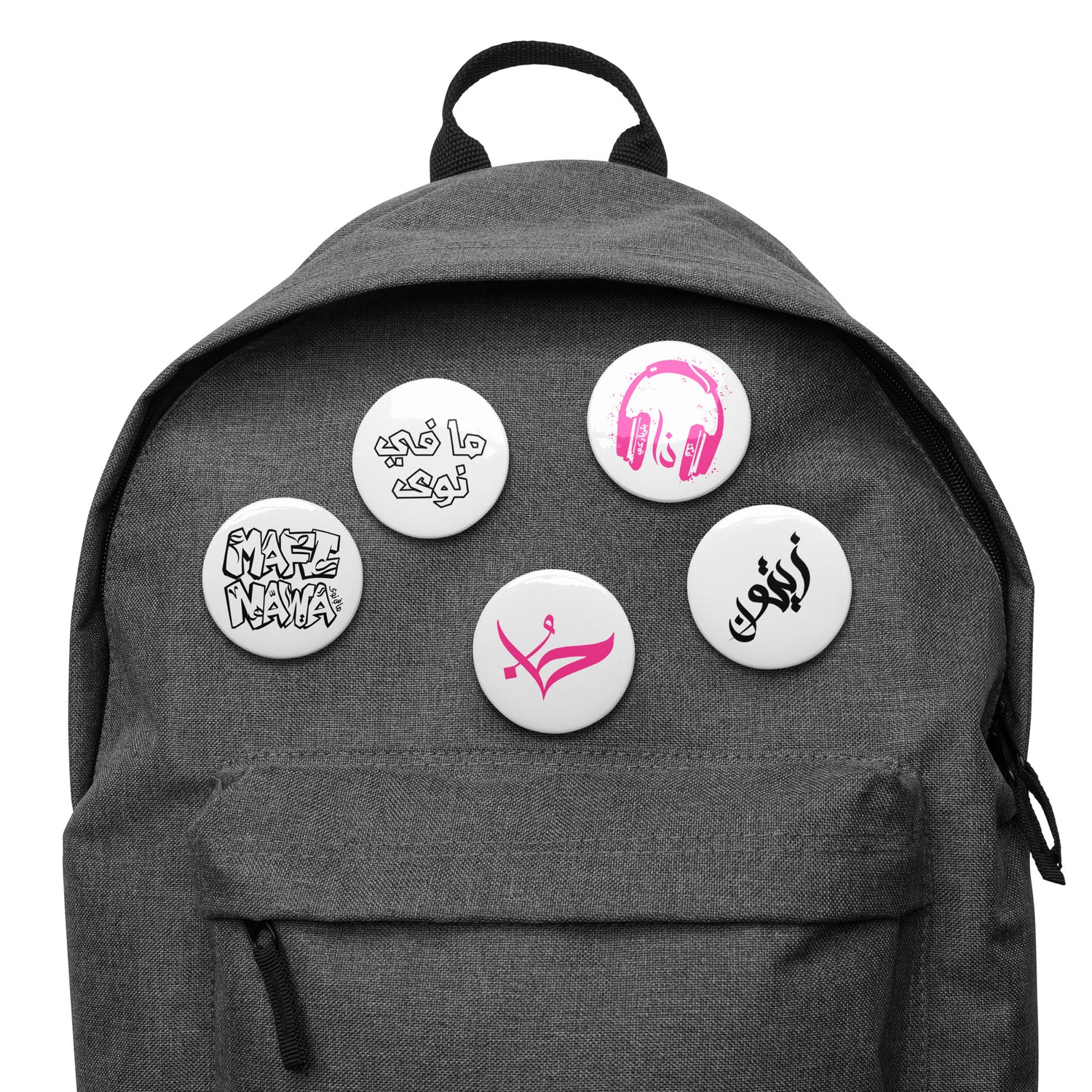 Set of 5 Pin Buttons